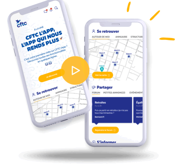 Application smartphone CFTC android et apple